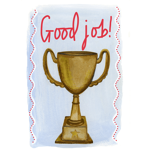 Greeting Card - " Good Job! "