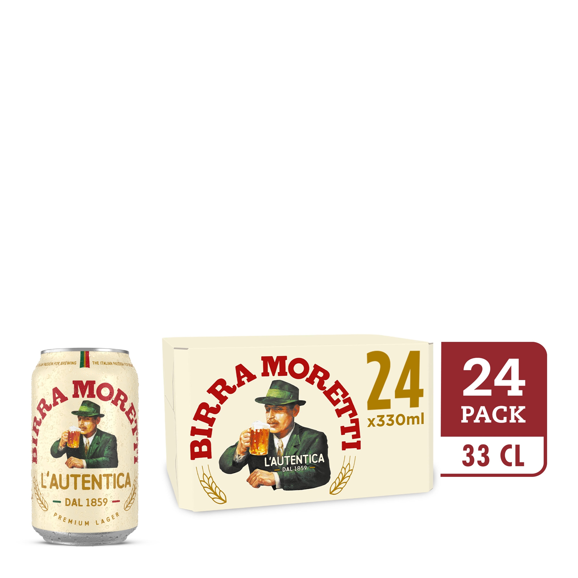 Birra Moretti Can 24 x 33CL