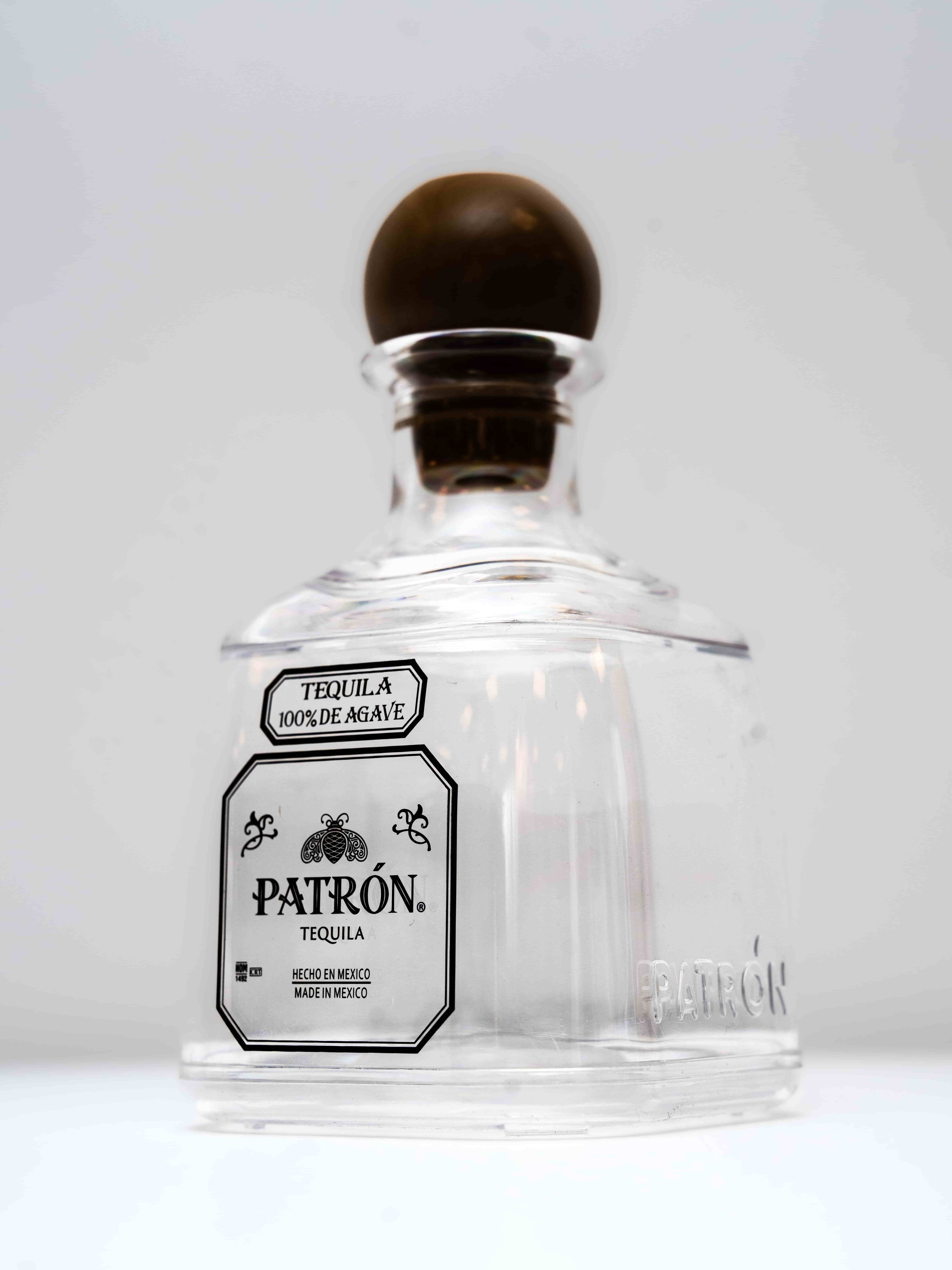 Patron 375ML Bottle Replica Acrylic Vessel