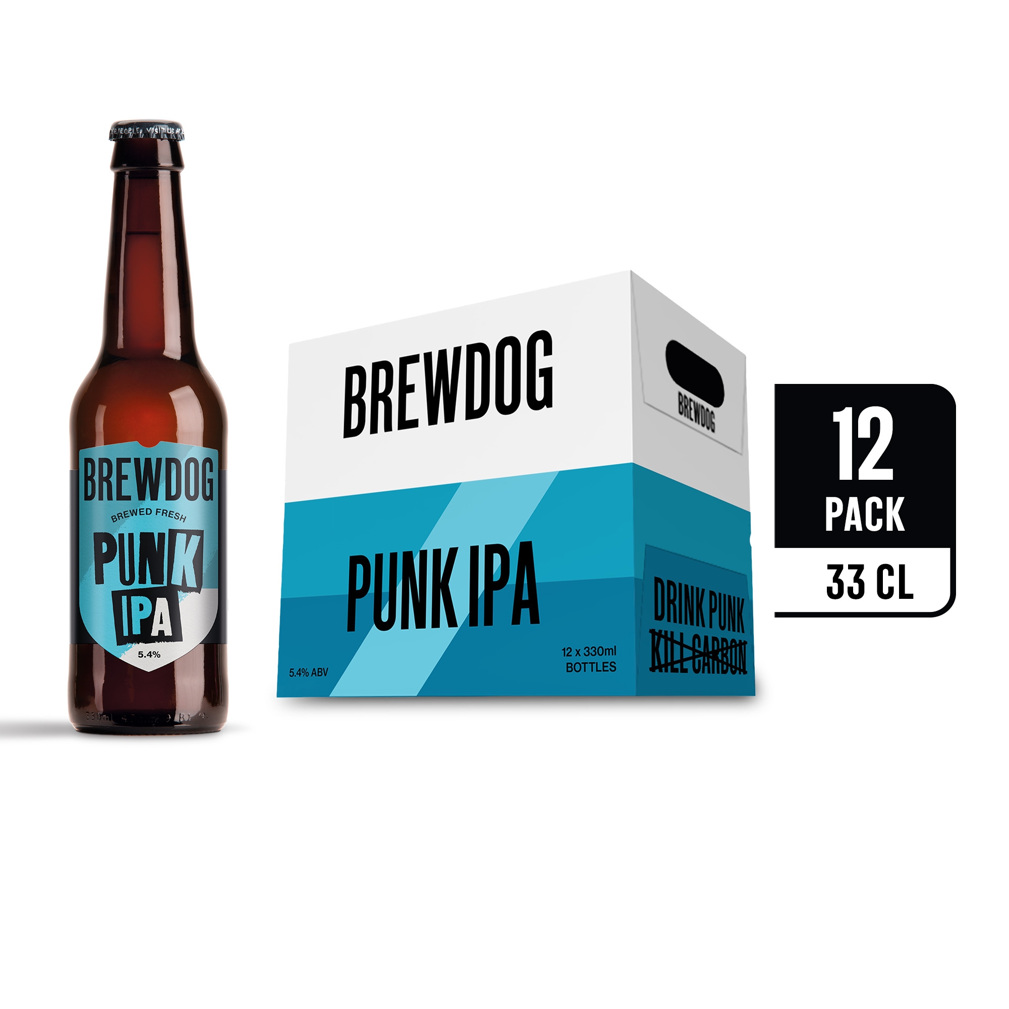 BrewDog Punk IPA Bottle 12 x 33CL