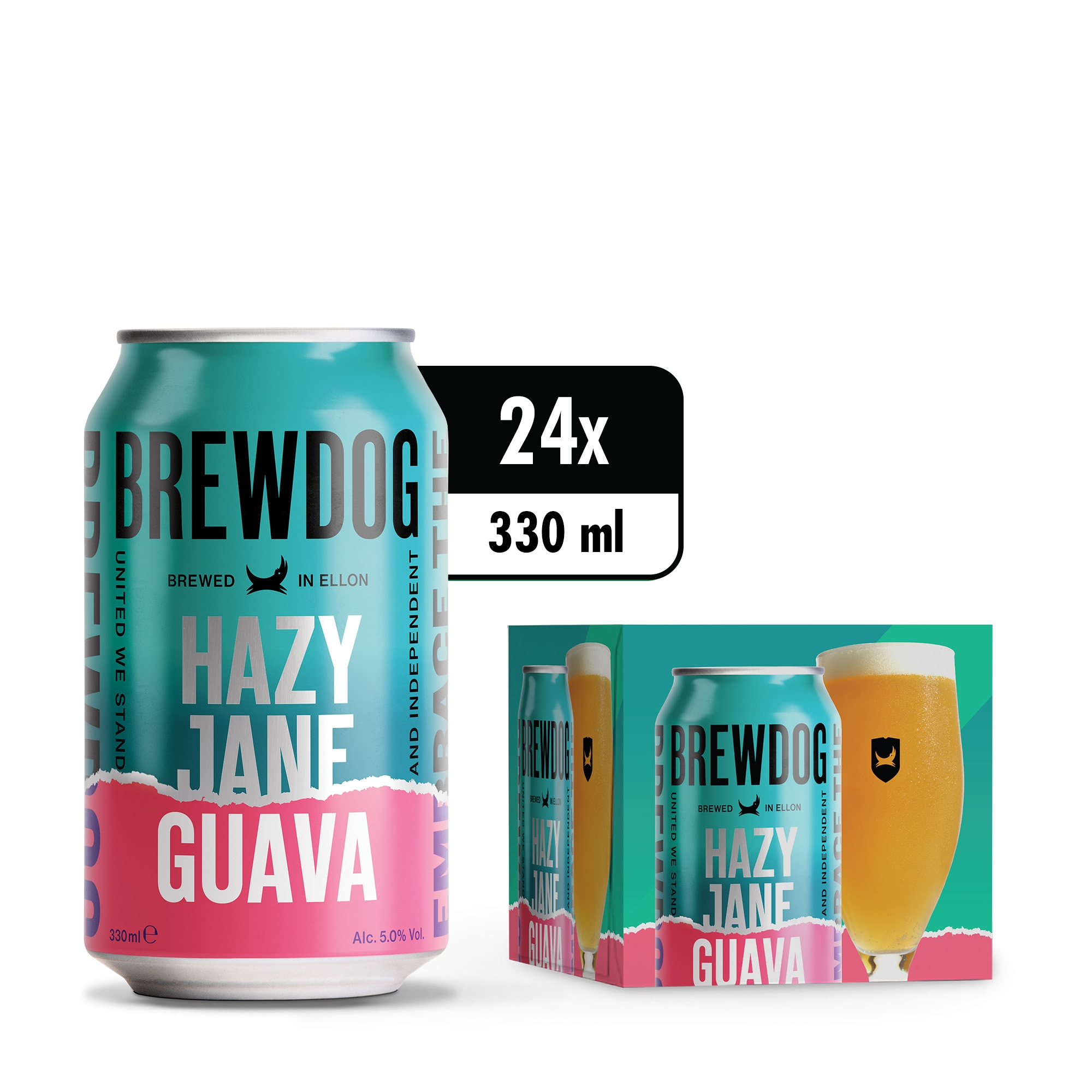 Brewdog Hazy Jane Guava Beer Can 24 x 330ML by brewdog - Compare prices in UAE