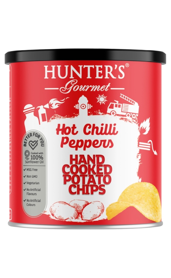 Hand Cooked Potato Chips Hot Chilli Pepper  40g