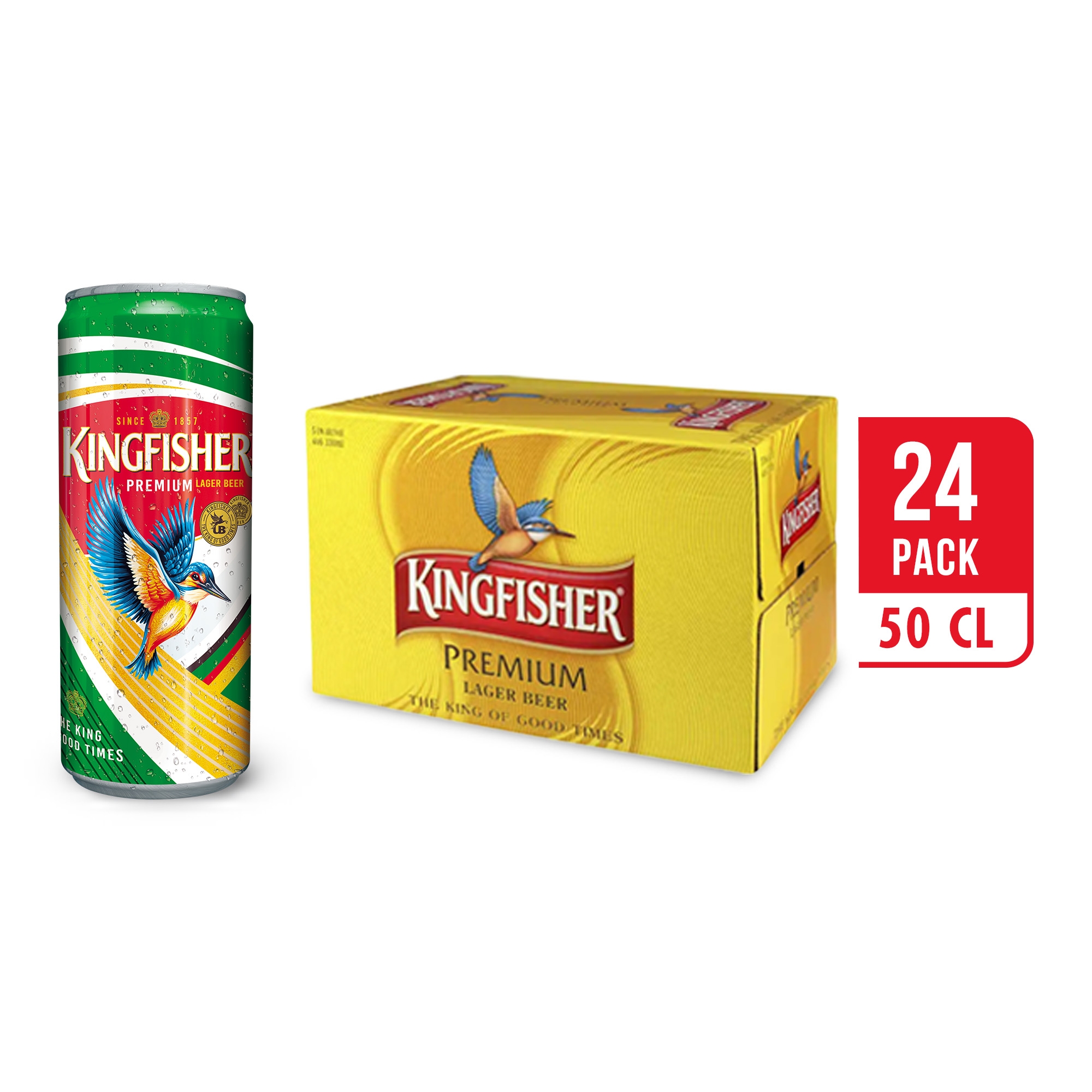 Kingfisher Premium Can 24 x 50CL