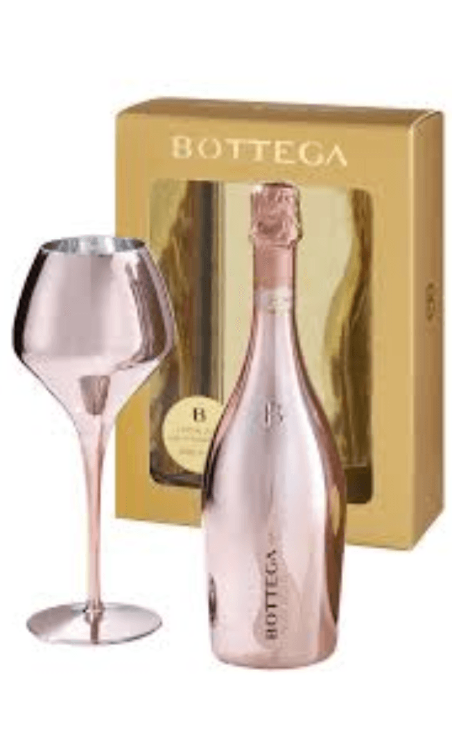 Bottega Rose Gold Prosecco Giftbox with Flute - Compare prices in UAE