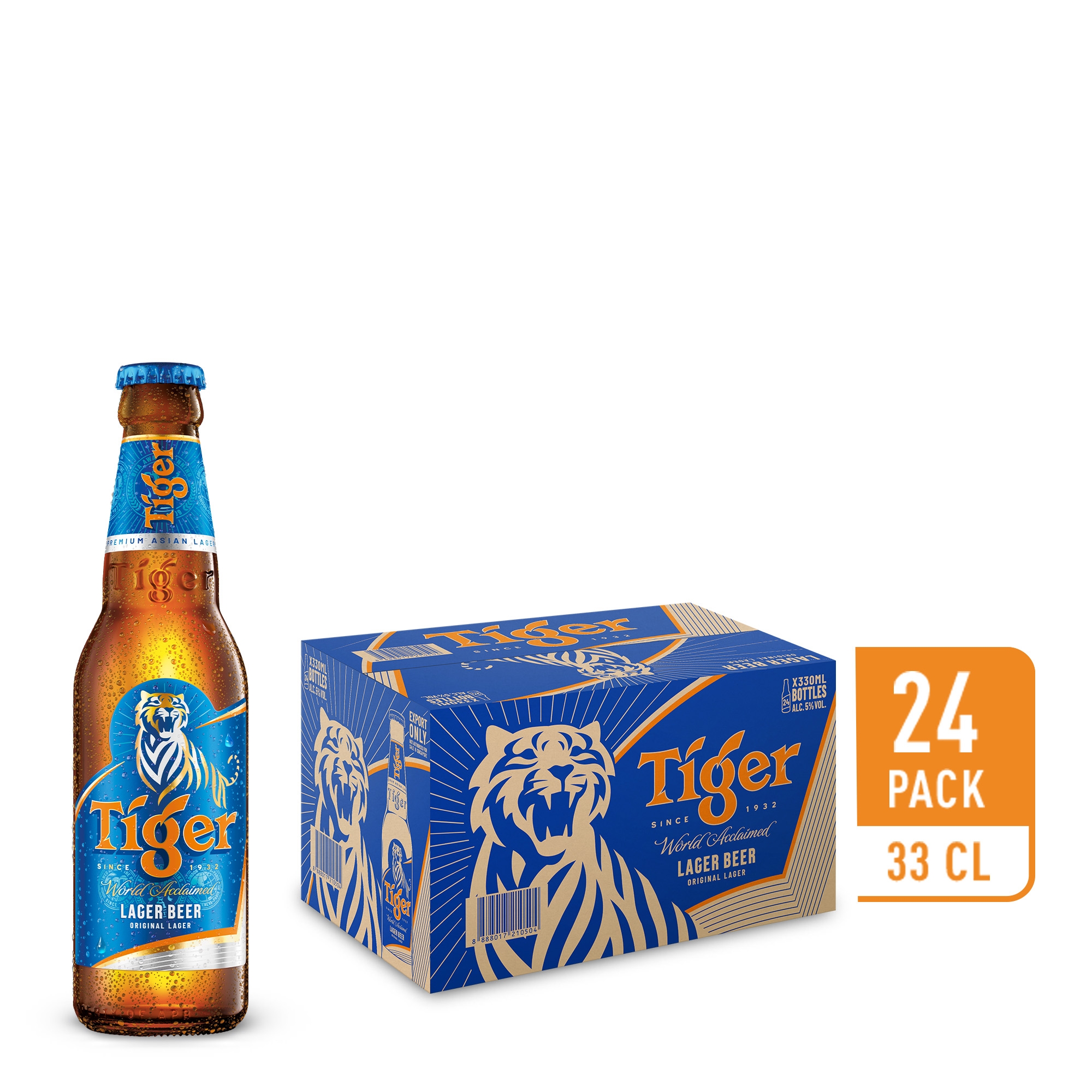 Tiger Bottle 24 x 33CL