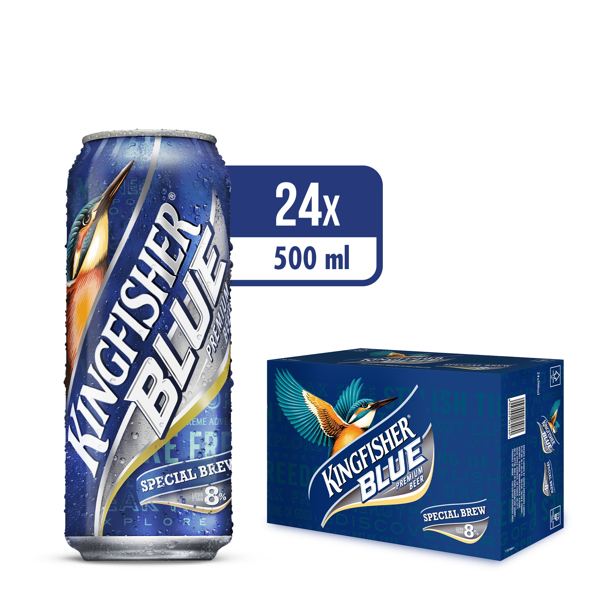 Kingfisher Blue Can 24 x 50CL