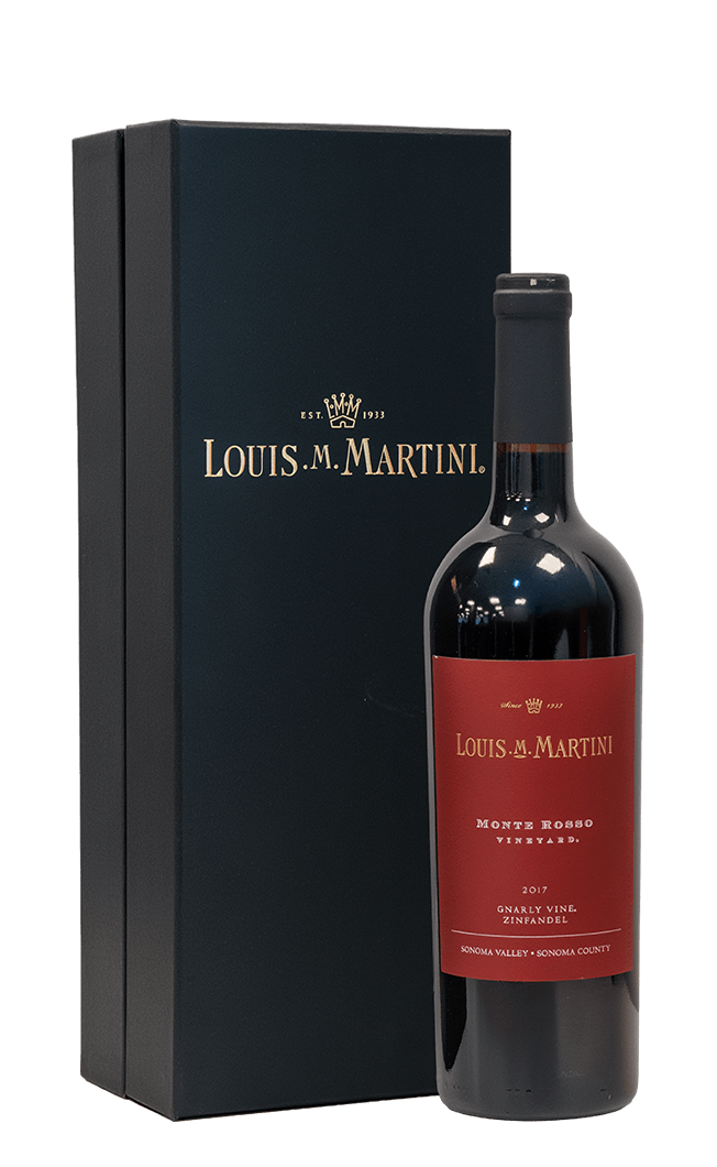 Louis M Martini Monte Rosso Gnarly Vine Zinfandel 2017 with Gift Box