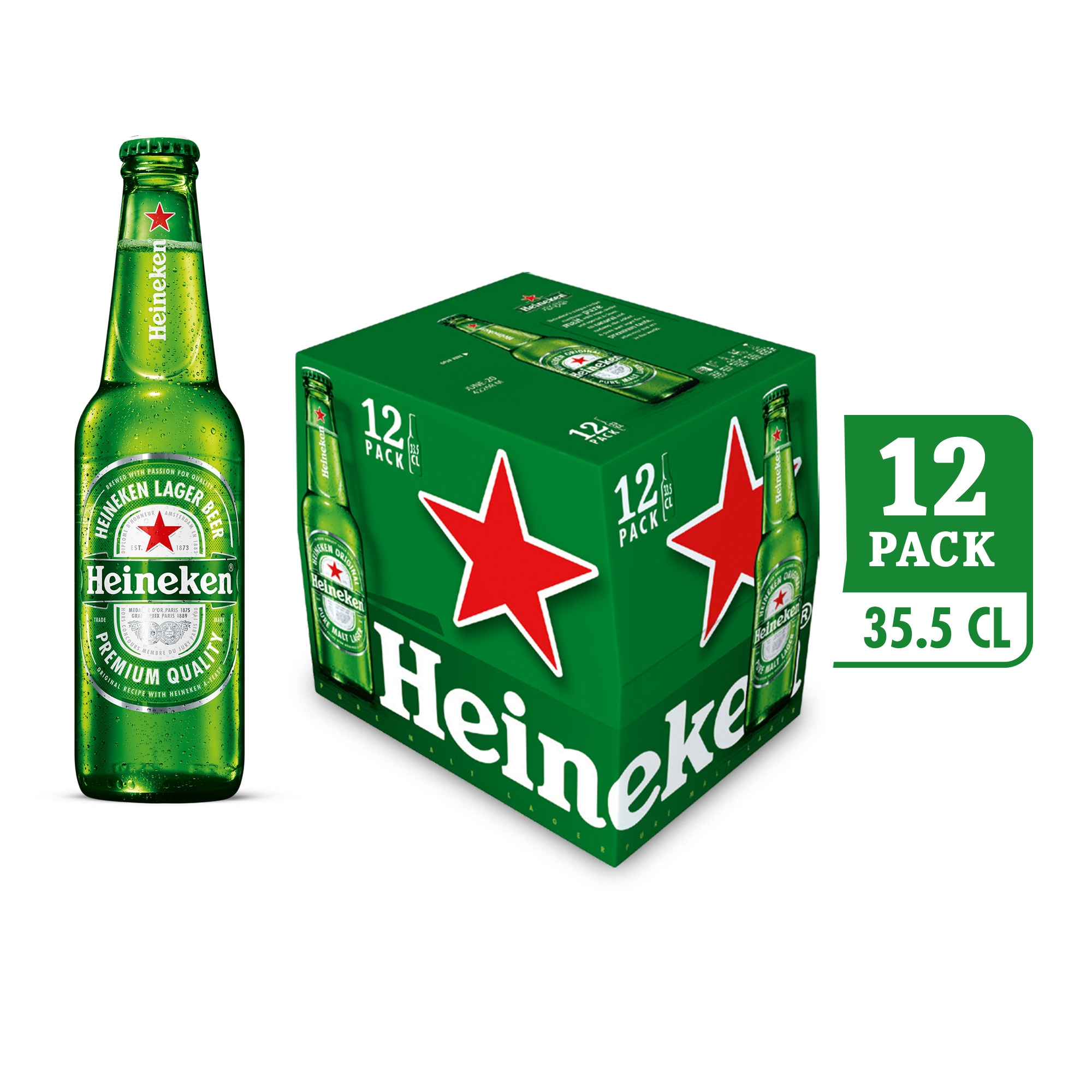 Heineken Bottle 12 x 35.5CL