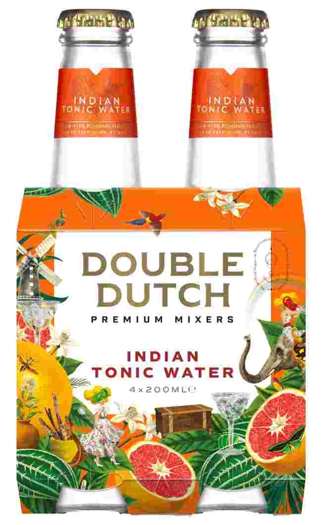 Double Dutch Indian Tonic Water Premium Mixer 4 x 20CL