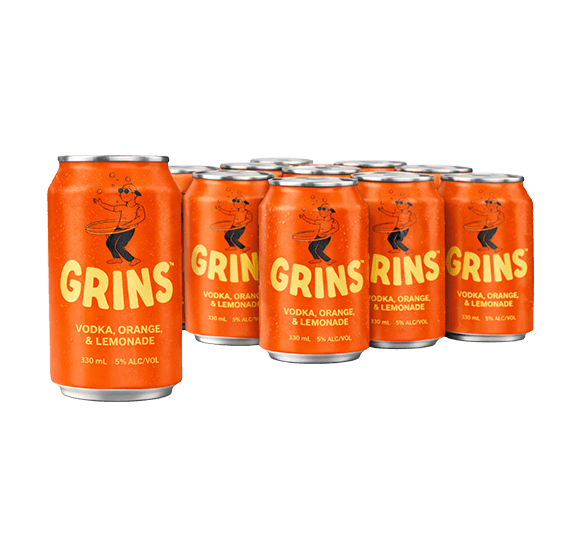 Grins Vodka Orange & Lemonade 10 x 33 CL 10 x 33CL - Compare prices in UAE
