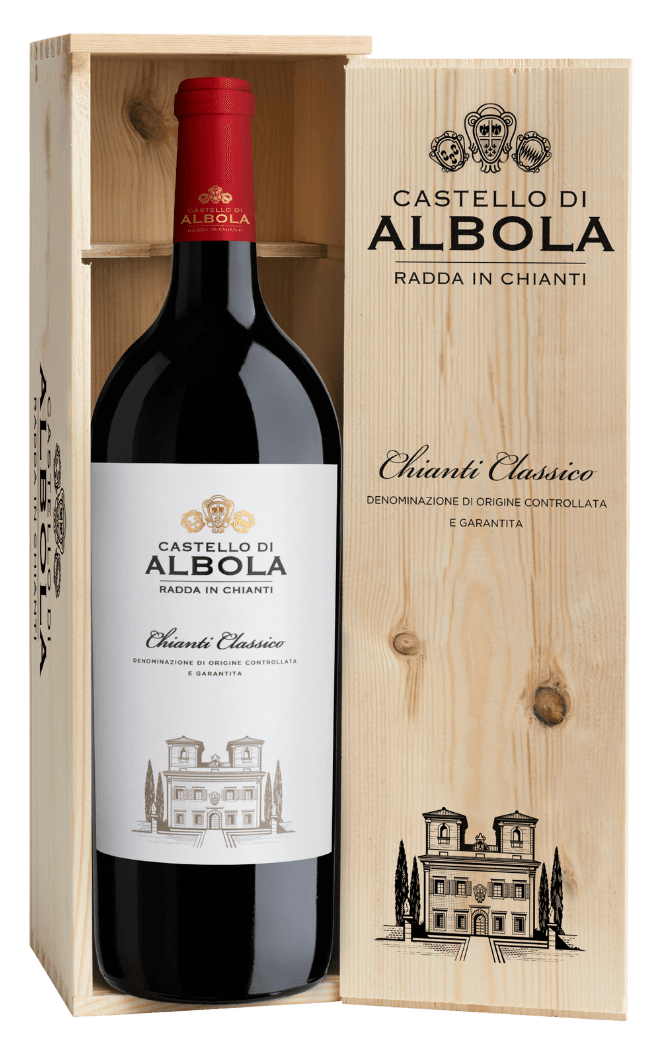Castello di Albola Chianti Classico 1.5L Magnum with Wooden Giftbox