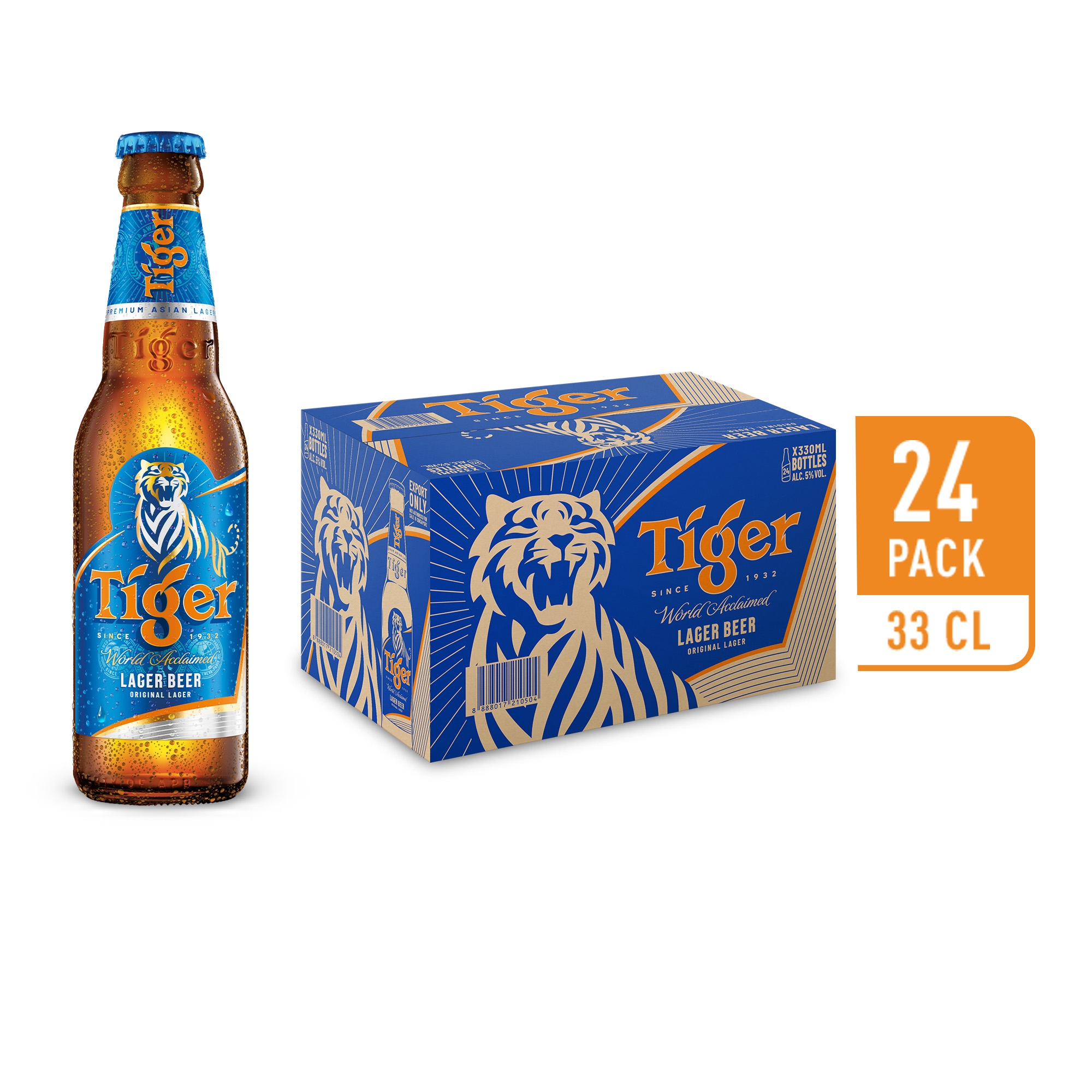 Tiger Beer Bottle 24 x 330ML by tiger - Compare prices in UAE