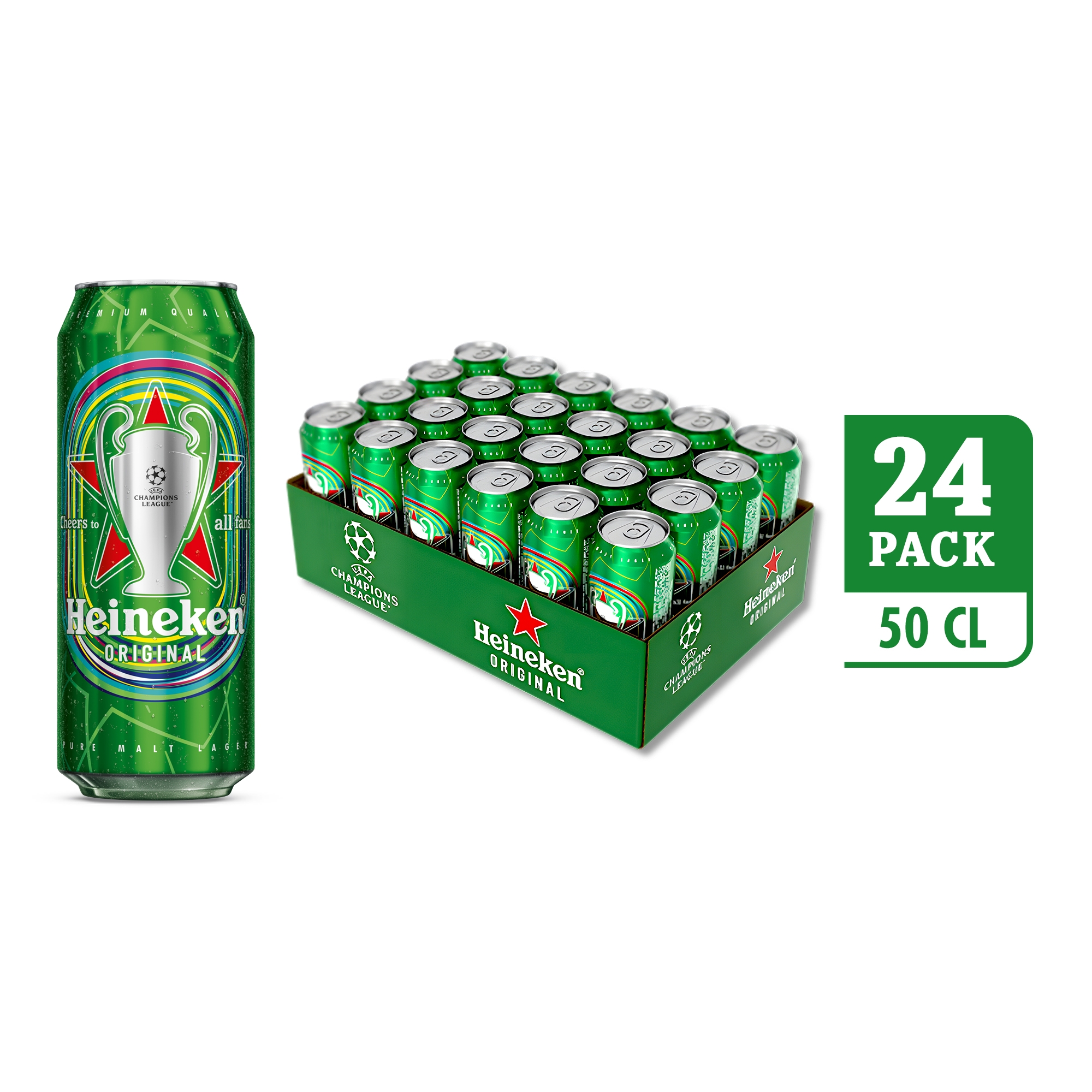 Heineken Can UEFA Champions League Special Edition 24 x 50CL
