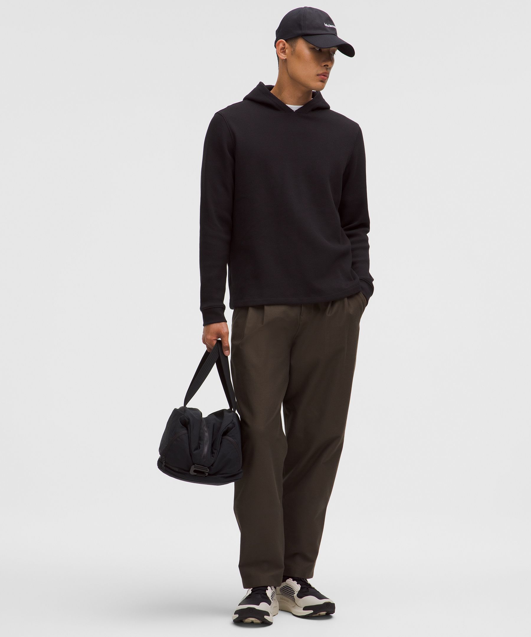 Pamuk Karışımlı Waffle Örgü Sweatshirt hover