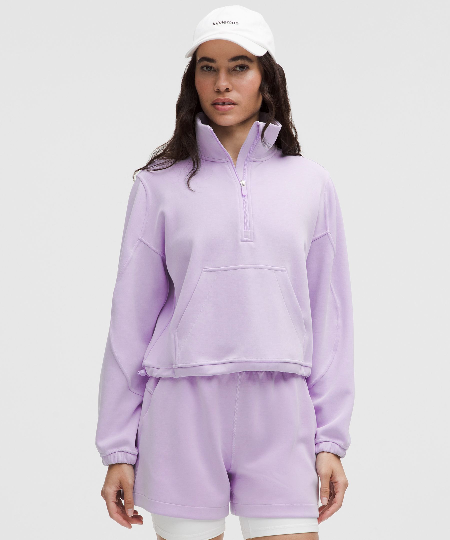 Brushed Softstreme™ Yarım Fermuarlı Sweatshirt hover