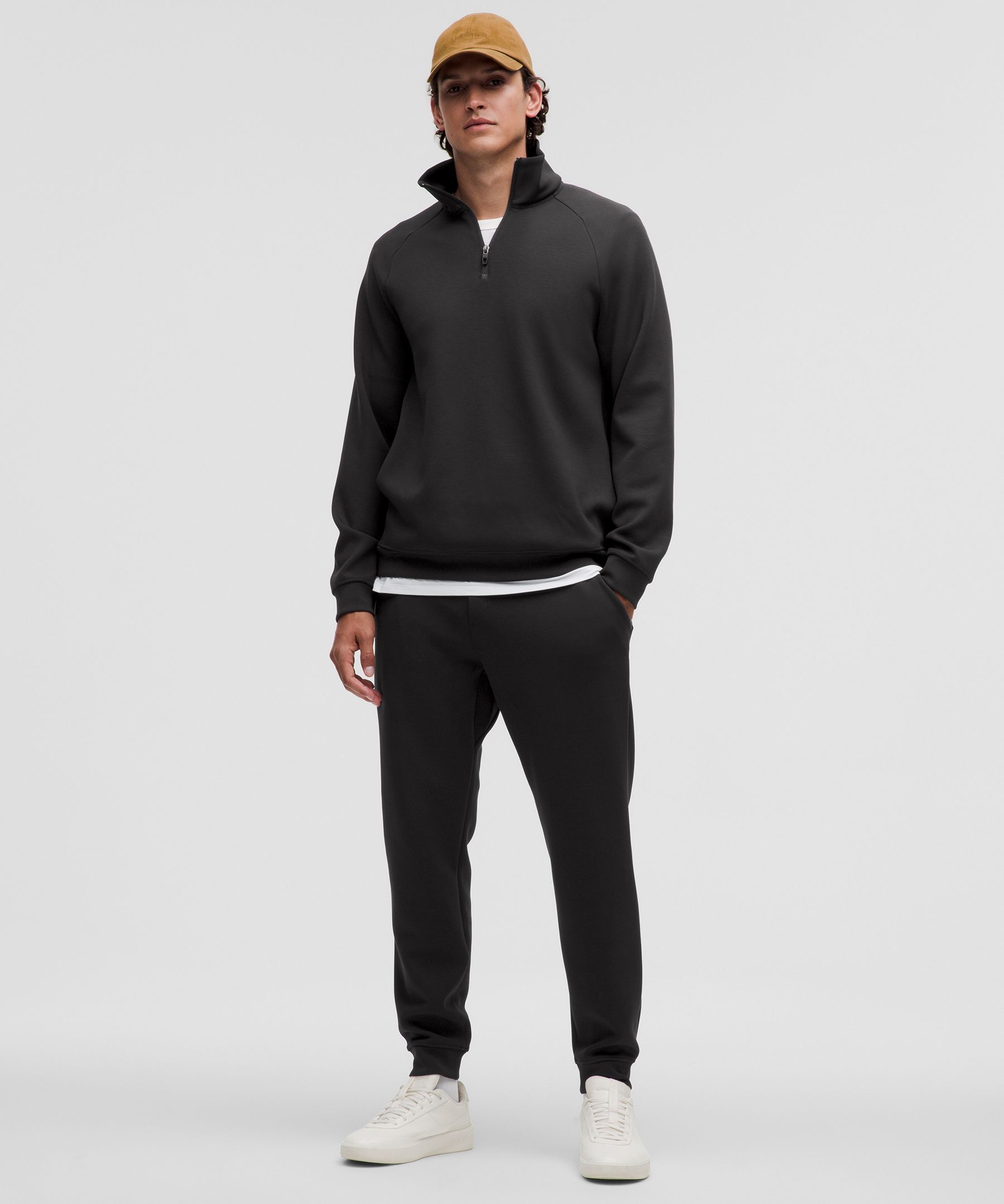 Smooth Spacer Çeyrek Fermuarlı Sweatshirt hover