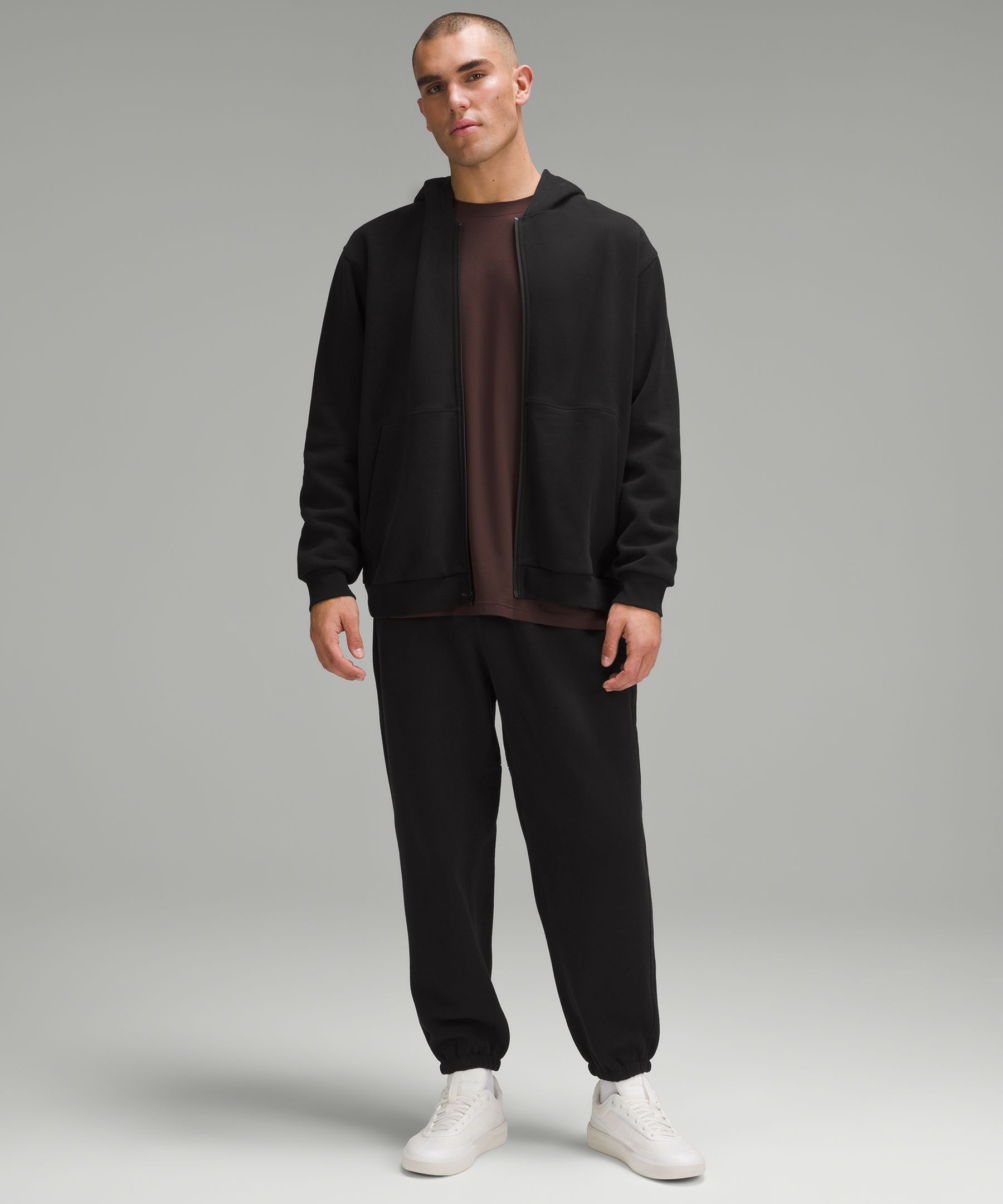 Steady State Tam Fermuarlı Kapüşonlu Sweatshirt hover