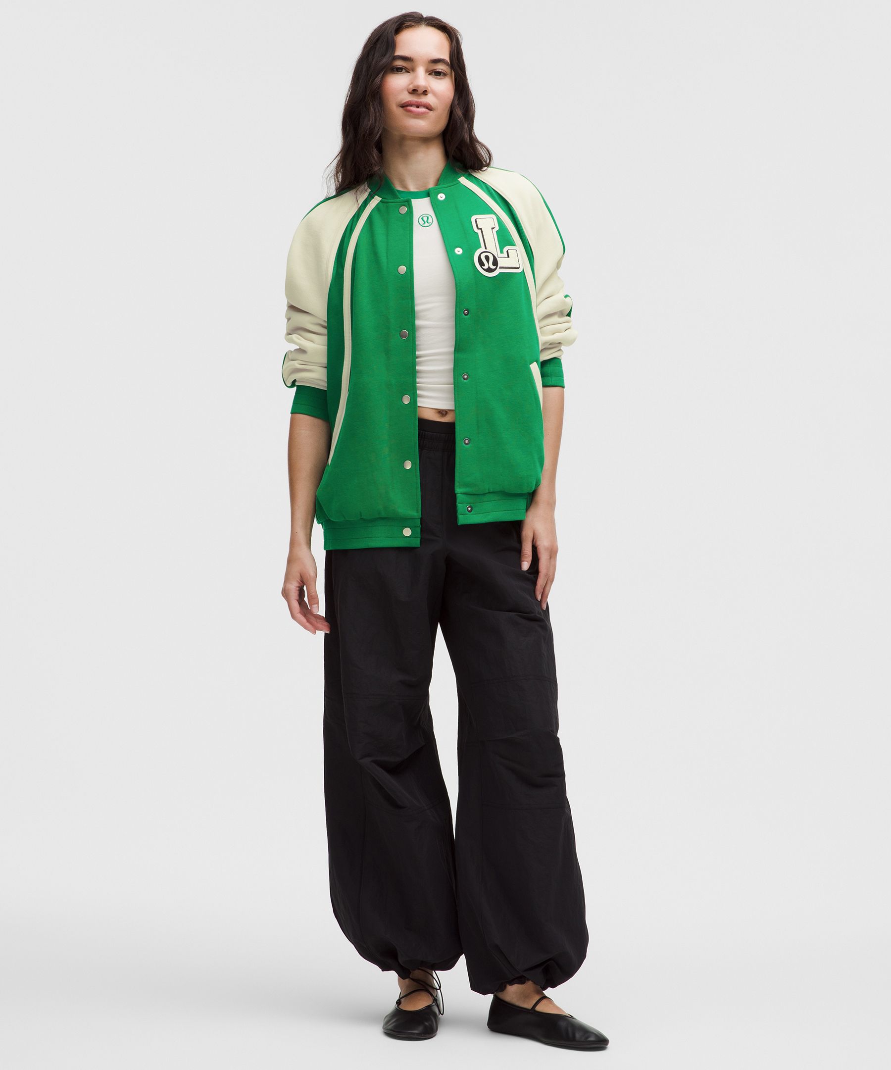 Scuba Oversize Kolej Ceket Graphic hover