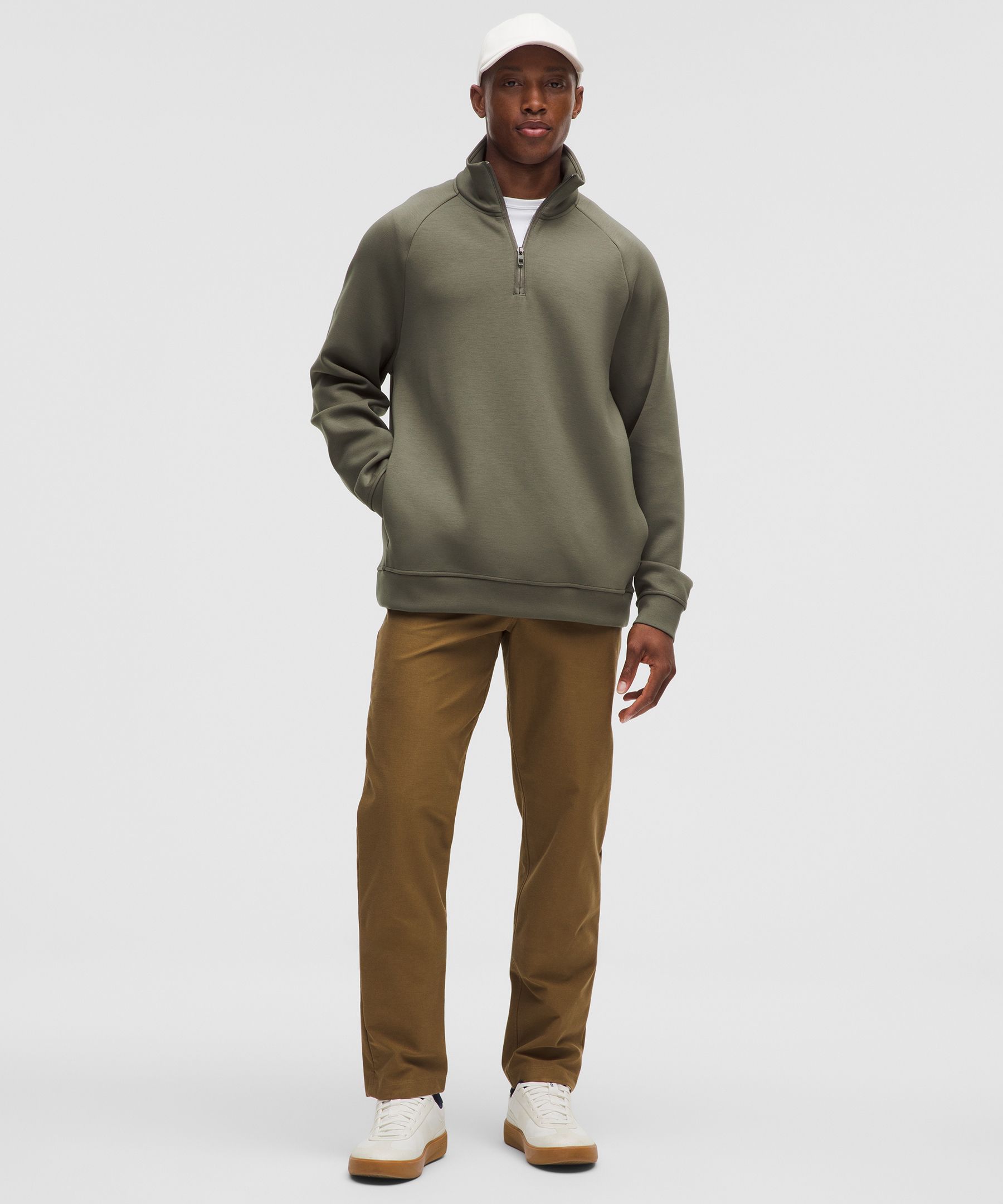 Smooth Spacer Çeyrek Fermuarlı Sweatshirt hover