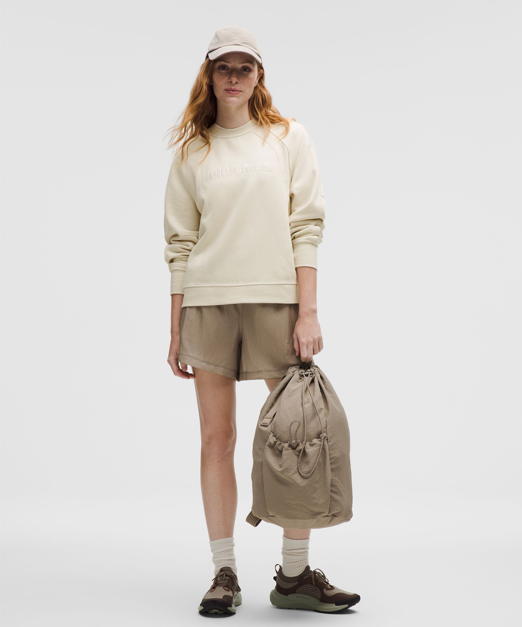 Scuba Oversized Pullover Sweatshirt Logo hover