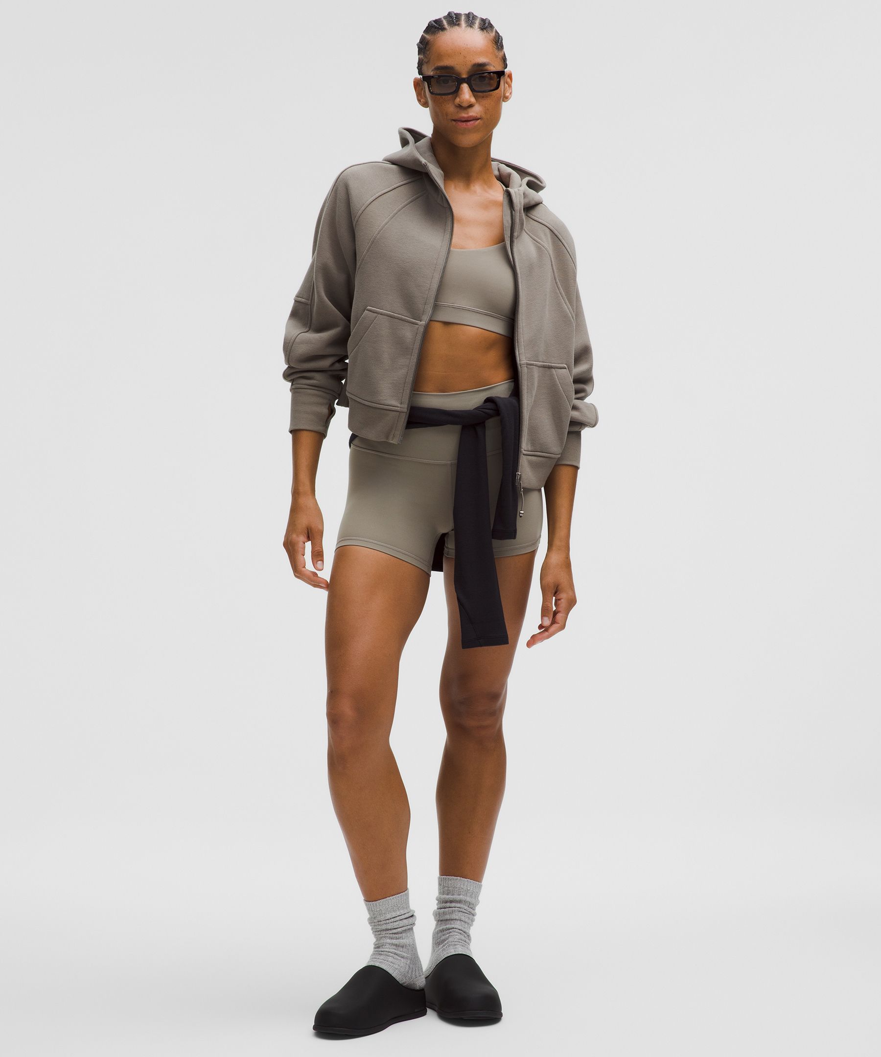 Scuba Oversize Full Zip Kapüşonlu Sweatshirt hover