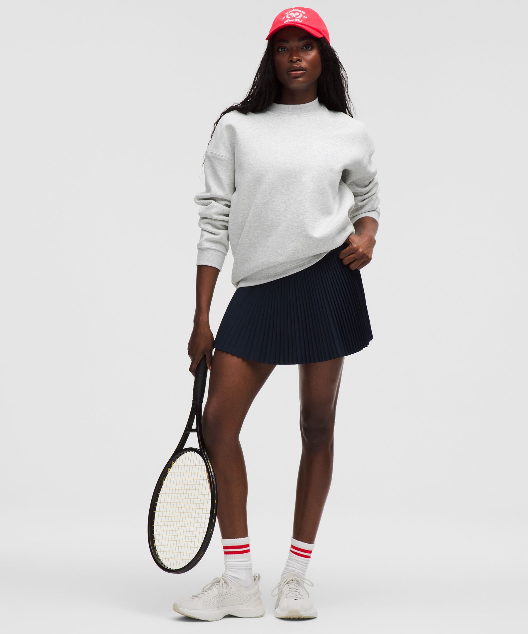 W Big Cozy Oversized Pullover Sweatshirt Graphic hover