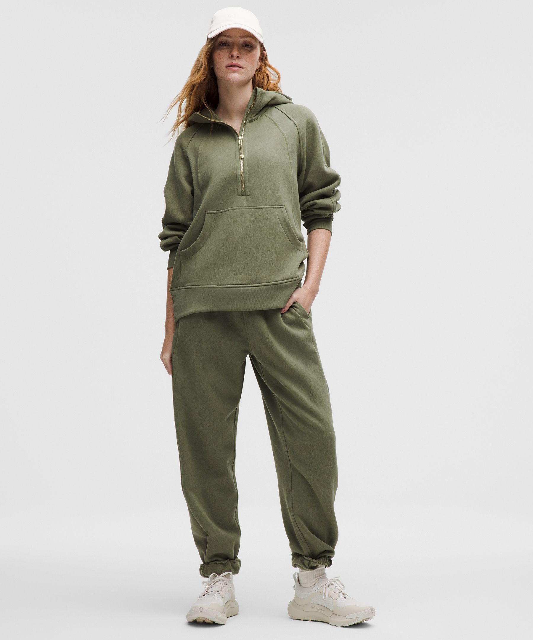 Scuba Oversized Half Zip Uzun Sweatshirt hover
