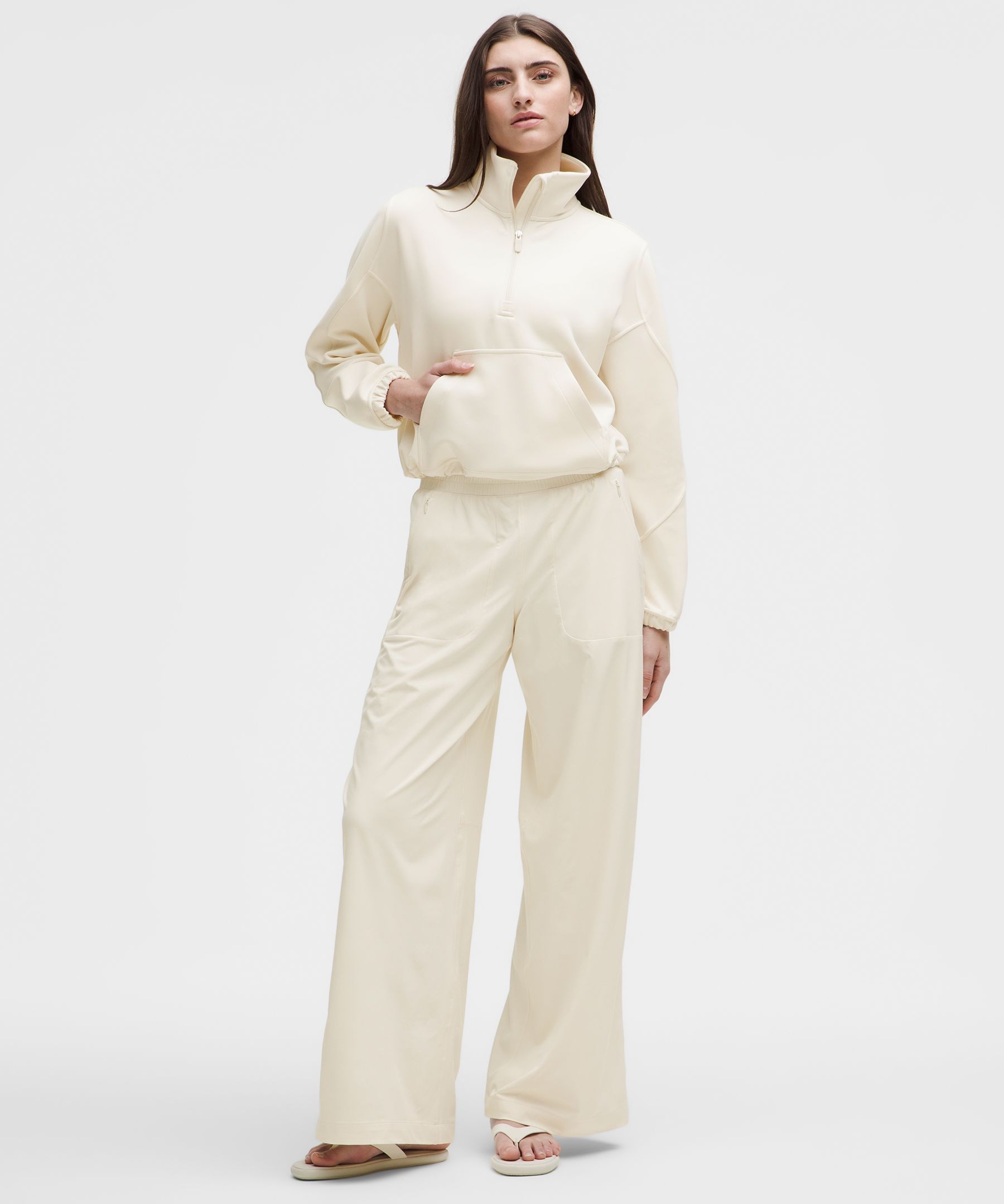 Brushed Softstreme™ Half Zip Sweatshirt hover