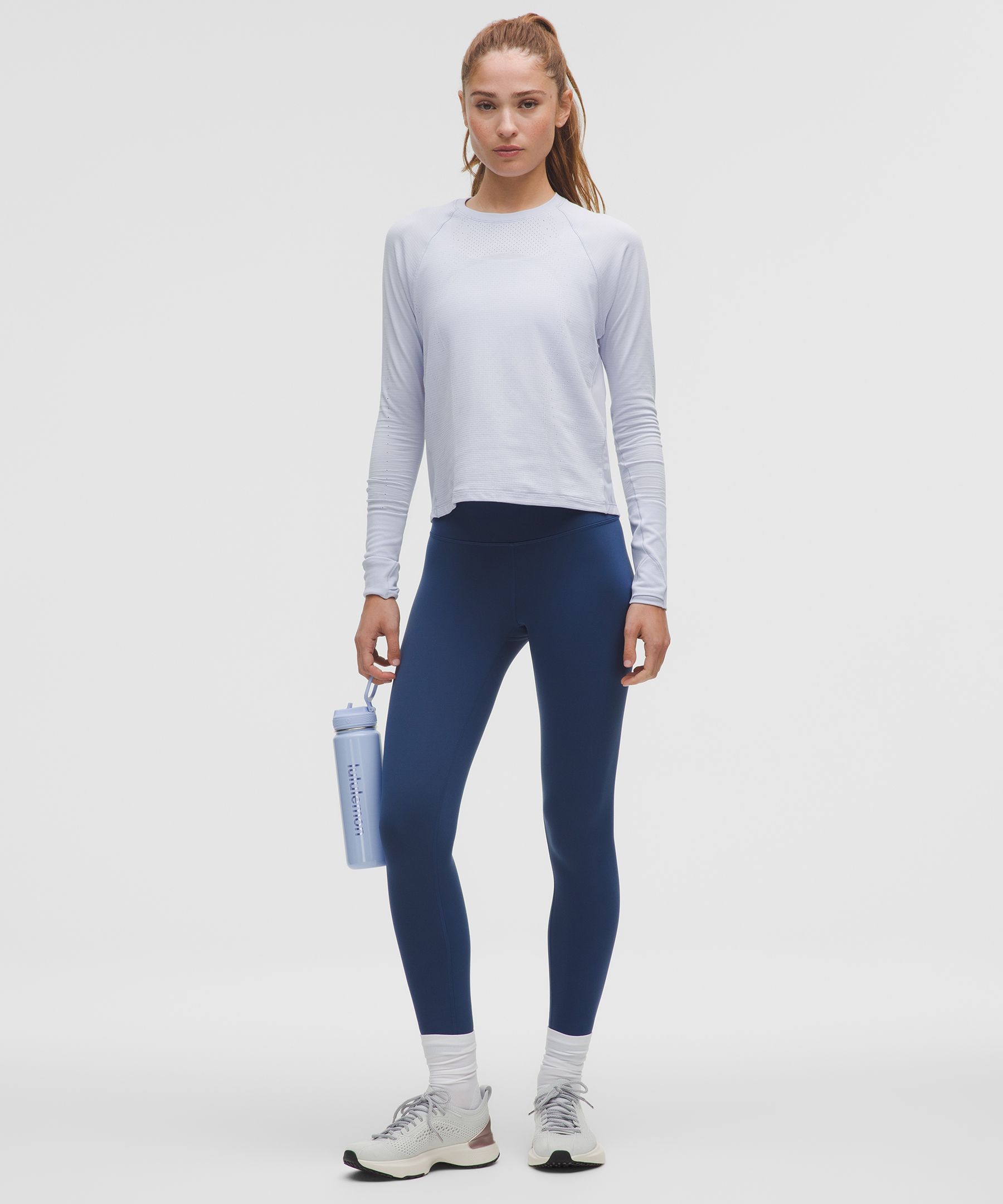 Swiftly Mesh-Back Uzun Kollu T-Shirt hover