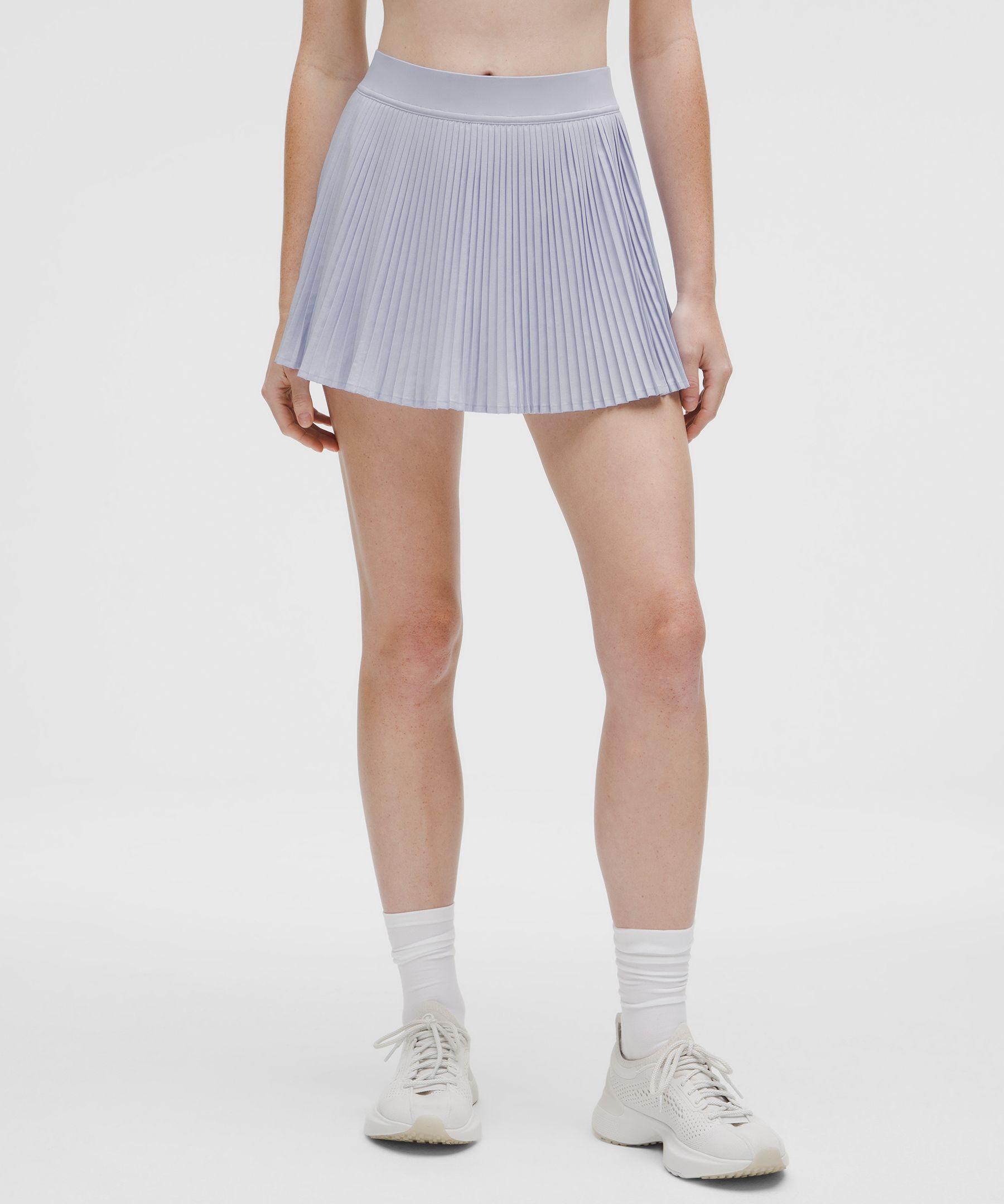 Varsity High Rise Pileli Tenis Eteği hover