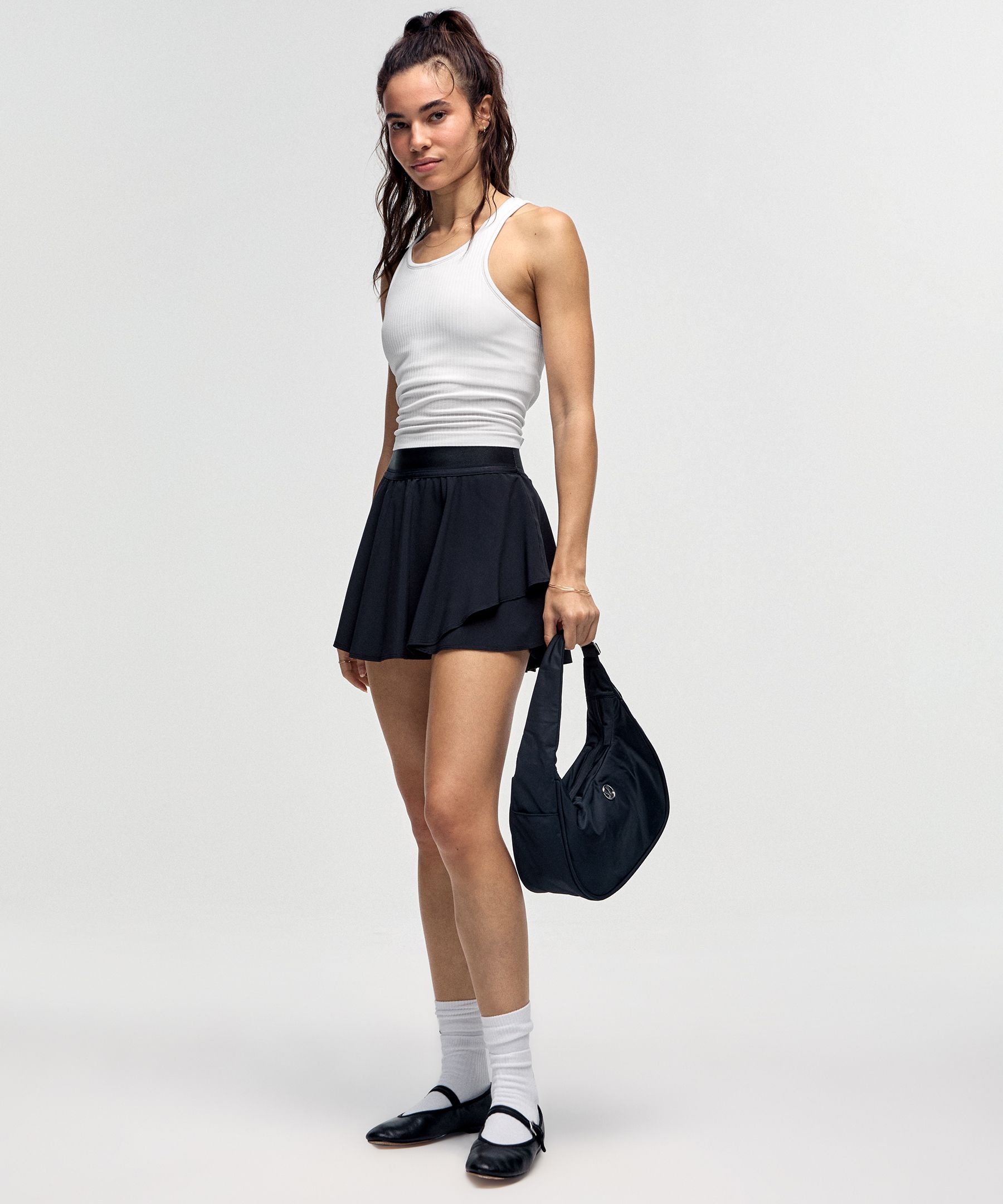 Ebb to Street Crop Racerback Atlet hover