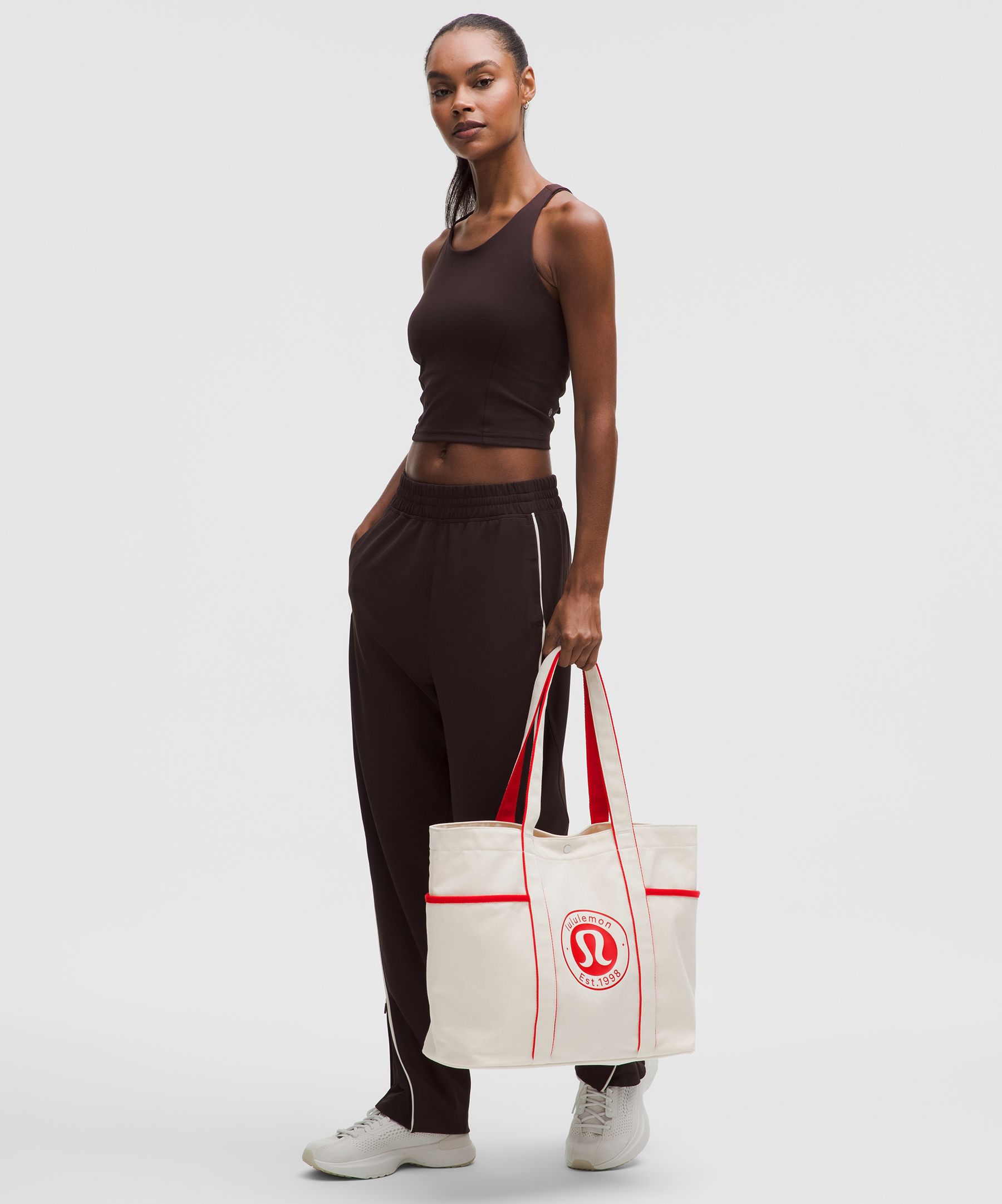 Daily Multi-Pocket Tote Çanta Canvas hover